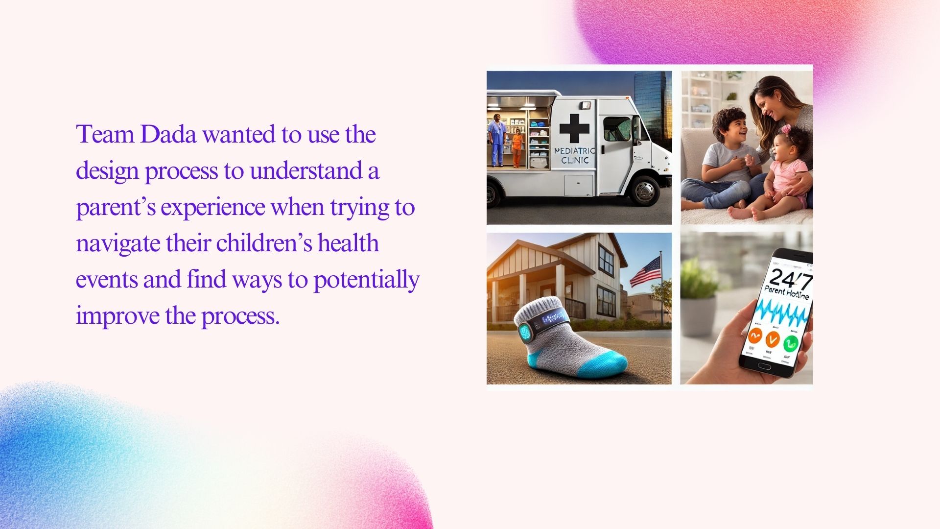 Caregiver journey and trust mapping from parent interviews