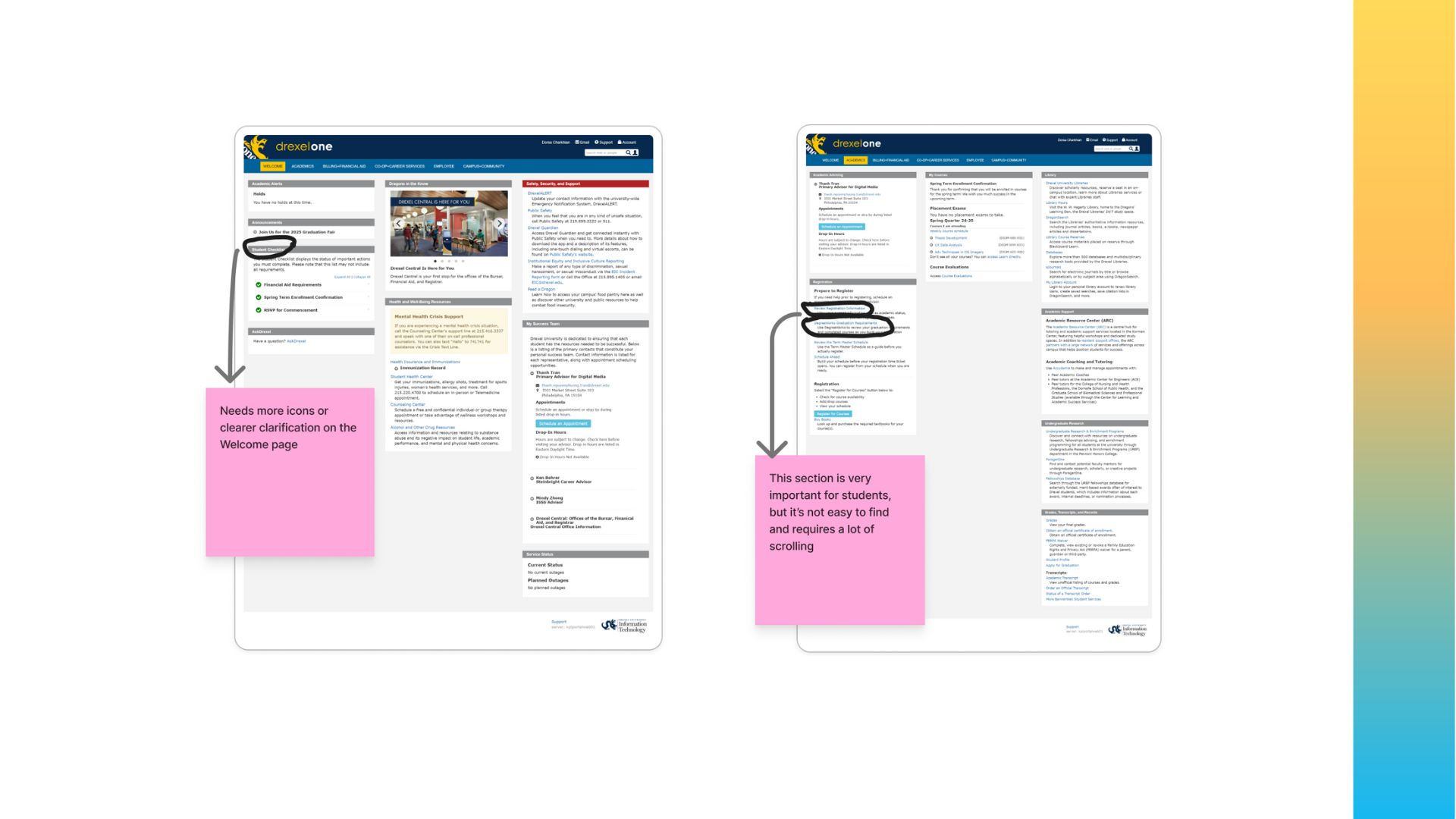 User workflow mapping part 1